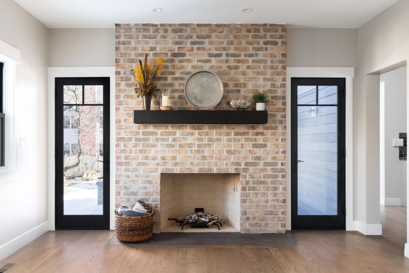 Brick Fireplace Renovation