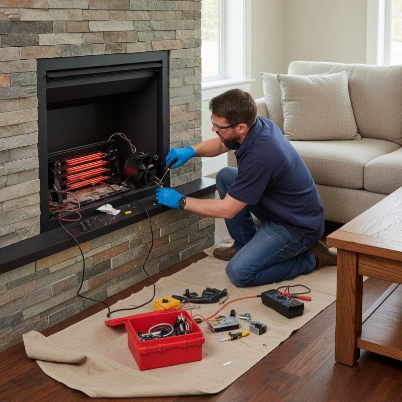 Brick Fireplace Renovation