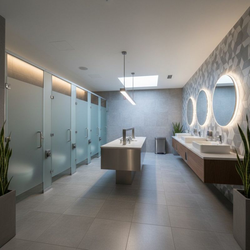 Industrial Bathroom Renovation in Arvada, CO
